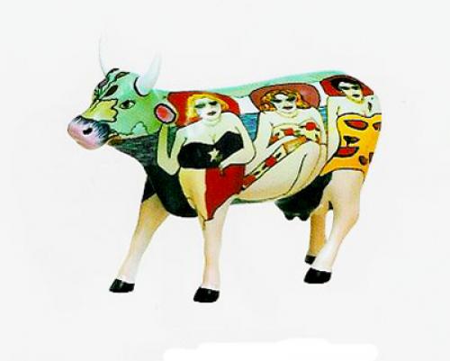 Cow Parade: Fun Seeker - 12 cm