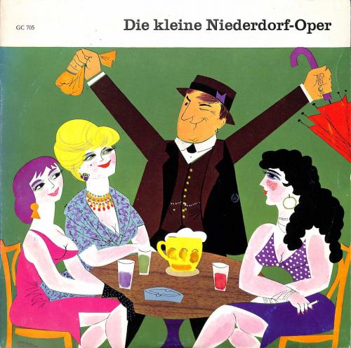 Occ. LP Vinyl: Die kleine Niederdorf-Oper - 1960 - Ruedi Walter, Margrit Rainer, Zarli Carigiet
