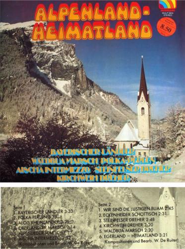 Occ. LP Vinyl: Alpenland-Heimatland