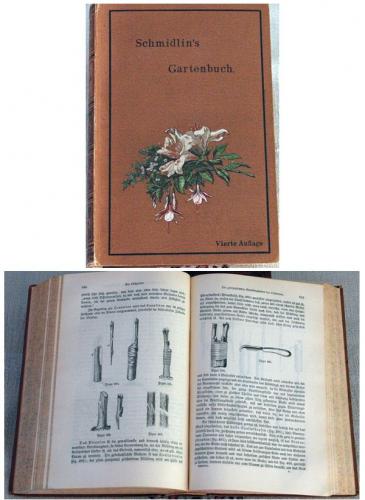 Occ. Buch: Schmidlin's Gartenbuch - antik
