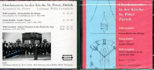 CD Chorkonzerte in der Kirche St. Peter Zürich