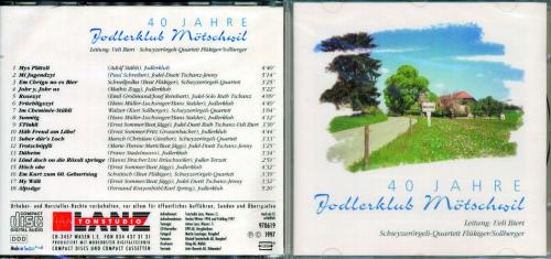 CD 40 Jahre Jodlerklub Mötschwil - Leitung Ueli Bieri