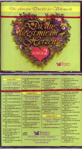 Occ. CD Die schönsten Duette der Volksmusik Folge 2 - 3CD-Box