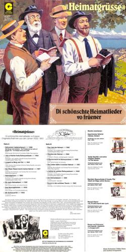 CD-Kopie: von Vinyl Heimatgrüsse - Di schönschte Heimatlieder vo früener