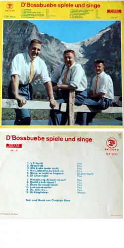 CD-Kopie: von Vinyl: D'Bossbuebe spiele und singe