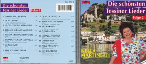 CD-Kopie: Die schönsten Tessinerlieder Folge 2 - Nella Martinetti