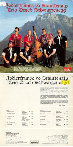 CD-Kopie von Vinyl: Jodlerfründe Stauffenalp & Trio Oesch - 1980