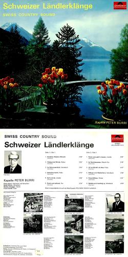 CD-Kopie von Vinyl: Kapelle Peter Burri - Schweizer Ländlerklänge