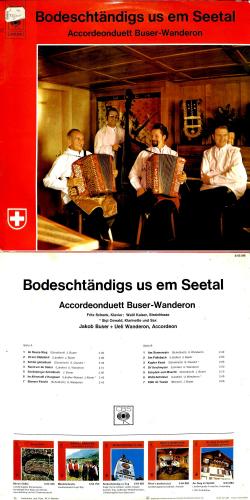 CD-Kopie von Vinyl: Acc-Duett Buser-Wanderon mit Fritz Schenk, Walti Kaiser, Sigi Oswald