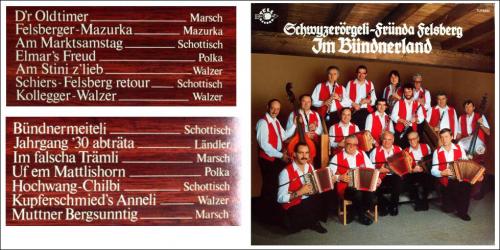 CD-Kopie von Vinyl: Im Bündnerland - Schwyzerörgeli-Fründa Felsberg