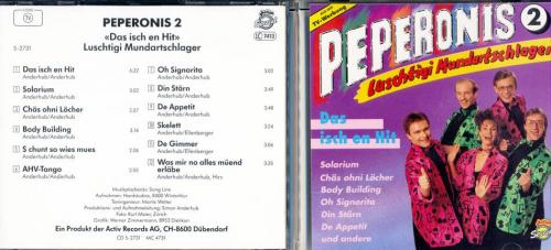 CD-Kopie: Luschtigi Mundartschlager - Peperonis 2