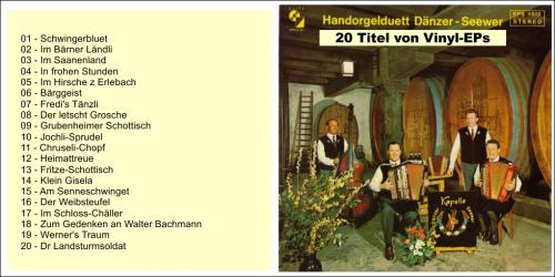 CD-Kopie von Vinyl: HD Dänzer-Seewer - 20 Titel von Vinyl