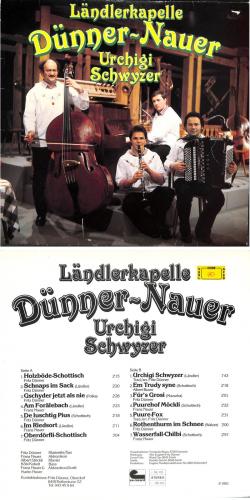CD-Kopie von Vinyl: Ländlerkapelle Dünner-Nauer - urchigi Schwyzer 1982