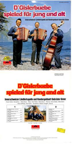 CD-Kopie von Vinyl: D'Gislerbuebe - Gebr. Gisler spieled für jung und alt
