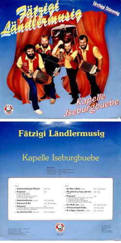 CD-Kopie von Vinyl: Kapelle Iseburgbuebe - Fätzigi Ländlermusig