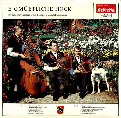 CD-Kopie von Vinyl: SD Kappeler-Gasser - E gmüetliche Höck