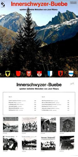 CD-Kopie von Vinyl: Innerschwyzer-Buebe spielen Jost Ribary