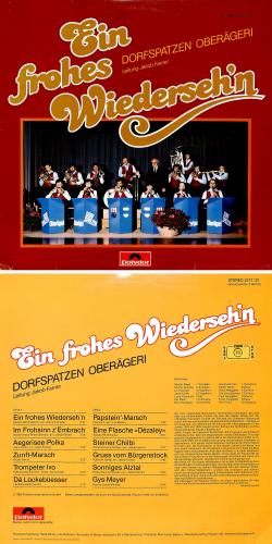 CD-Kopie von Vinyl: Dorfspatzen Oberägeri - Ein frohes Wiederseh'n