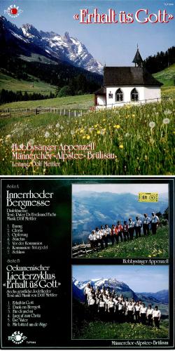 CD-Kopie von Vinyl: Hobbysänger Appenzell, Männerchor Alpstee Brülisau-Erhalt üs Gott - 1985