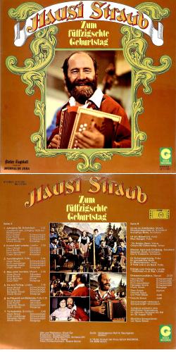 CD-Kopie von Vinyl: Hausi Straub - Zum füffzigschte Geburtstag