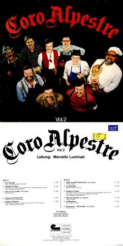 CD-Kopie von Vinyl: Coro Alpestre Vol. 2 - Leitung Marcello Luminati - 1980