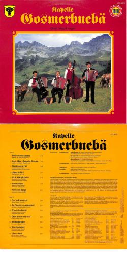 CD-Kopie von Vinyl: Kapelle Gosmerbuebä, Gast Sepp Herger