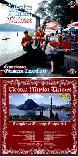 CD-Kopie von Vinyl: Complesso Giuseppe Cappelletti - Nostra Musica Ticinese - 1986