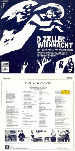 CD-Kopie von Vinyl: D' Zäller Wiehnacht - Chrippeschpiel vom Paul Burkhard