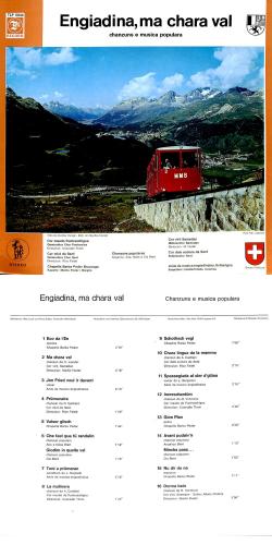 CD-Kopie von Vinyl: Engiadina, ma chara val - chanzuns e musica populare