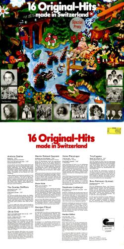 CD-Kopie von Vinyl: 16 Original-Hits made in Switzerland - diverse