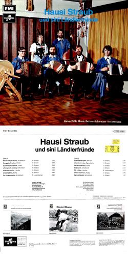 CD-Kopie von Vinyl: Hausi Straub und sini Ländlerfründe - 1975