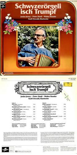 CD-Kopie von Vinyl: Josias Jenny, Peter Zinsli, Walter Hassler - Schwyzerögeli isch Trumpf