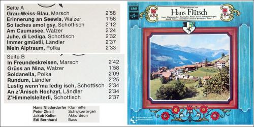 CD-Kopie von Vinyl: Kompositionen von Hans Flütsch - Chur/Pany