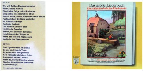 CD-Kopie von Vinyl: Das grosse Liederbuch - Die schönsten deutschen Kinderlieder