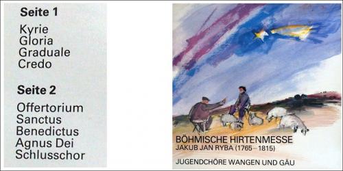 CD-Kopie von Vinyl: Böhmische Hirtenmesse - Jugendchöre Wangen u Gäu