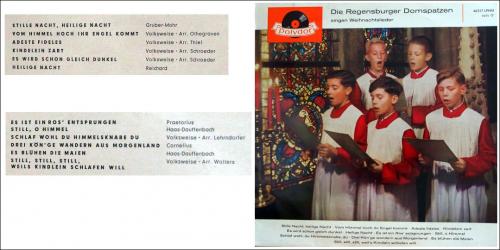 CD-Kopie von Vinyl: Die Regensburger Domspatzen singen Weihnachtslieder