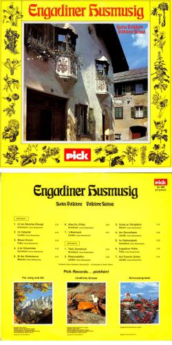 CD-Kopie von Vinyl: Engadiner Husmusig - 1972