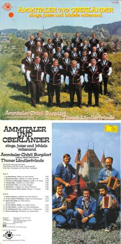 CD-Kopie von Vinyl: Ämmitaler-Chörli Burgdorf + Thuner Ländlerfründe