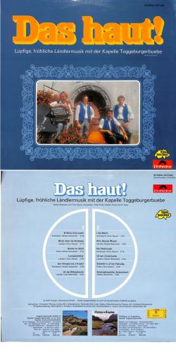 CD-Kopie von Vinyl: Kapelle Toggeburgerbuebe - Das haut!