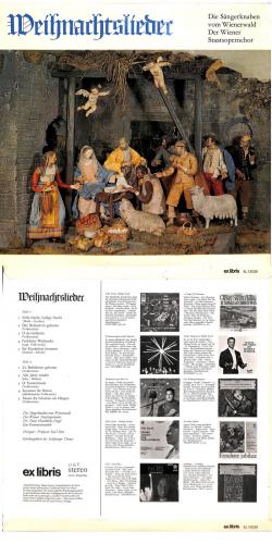 CD-Kopie von Vinyl: Die Sängerknaben vom Wienerwald singen Weihnachtslieder