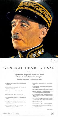 CD-Kopie von Vinyl: General Henri Guisan - Tagesbefehle, Ansprachen, Worte zur Stunde