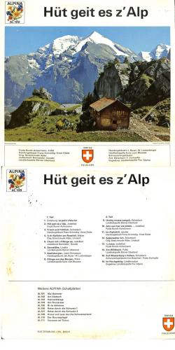 CD-Kopie von Vinyl: Hüt geit es z'Alp - diverse