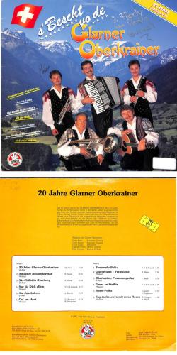 CD-Kopie von Vinyl: Glarner Oberkrainer - 20 Jahre