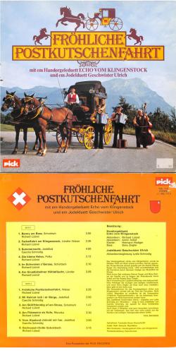 CD-Kopie von Vinyl: Echo vom Klingenstock und JD Geschw. Ulrich