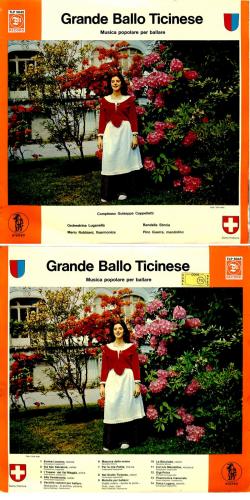 CD-Kopie von Vinyl: Grande Ballo Ticinese - Orch. Luganella, Bandella Sbroia u.a.