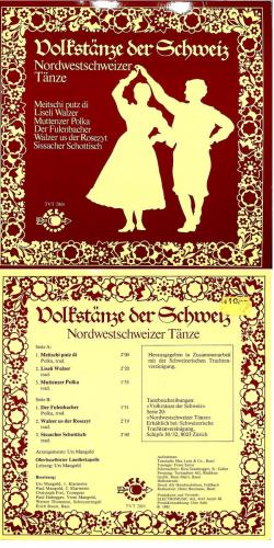 Occ. EP Vinyl: Nordwestschweizer Tänze - Meitschi putz di, Liseli Walzer, Muttenzer Polka u.a.