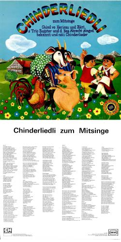 CD-Kopie von Vinyl: Chind vo Herisau u. Zürich - Chinderliedli zum Mitsinge