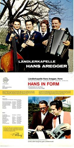 CD-Kopie von Vinyl: Ländlerkapelle Hans Aregger, Horw - Hans in Form
