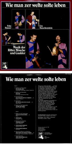CD-Kopie von Vinyl: Fritz Hauser, Urs Boeschenstein - Musik der Ritter, Mönche und Gaukler