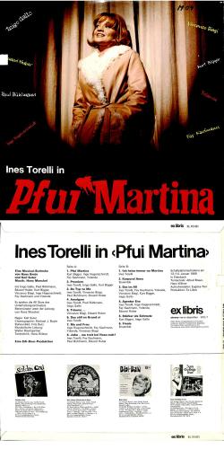 CD-Kopie von Vinyl: Ines Torelli in "Pfui Martina"